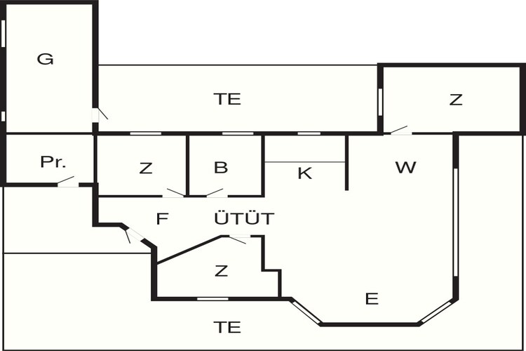 Kustsereniteit in LyngsAY-By Traum-Plattegrond