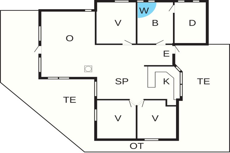 Luxury Haven near Havneby-By Traum - Floor plan