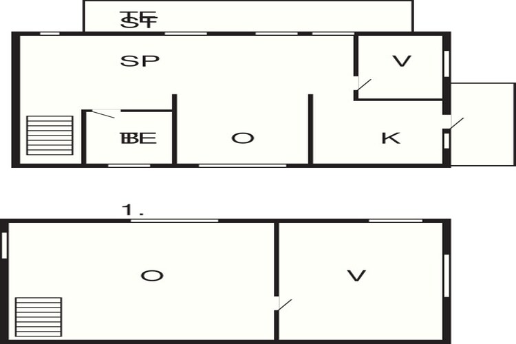 6 persoons vakantie huis in Blåvand-Plattegrond