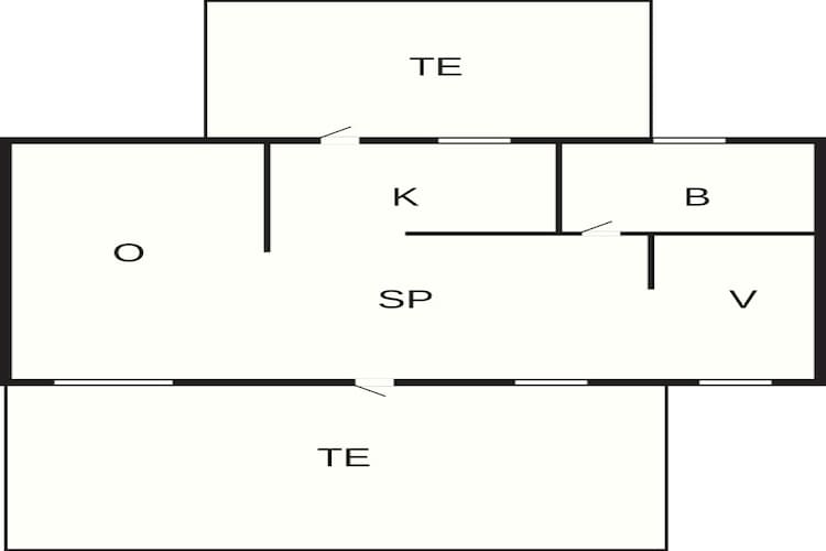 4 persoons vakantie huis in Hadsund-Plattegrond
