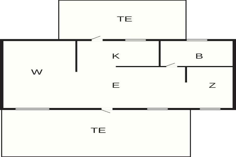 4 persoons vakantie huis in Hadsund-Plattegrond