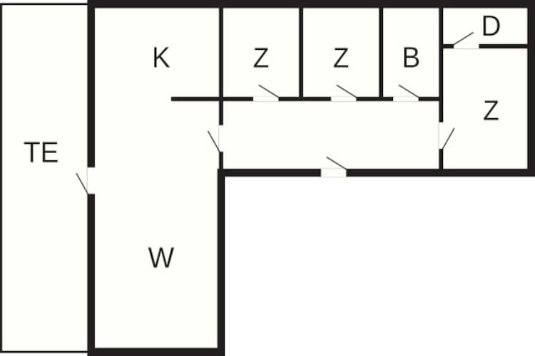 6 persoons vakantie huis in Løgstør-Plattegrond