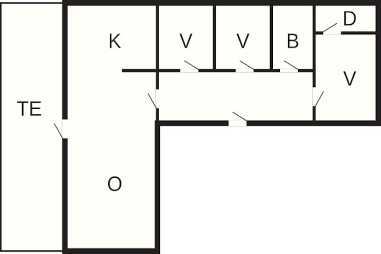 6 person holiday home in Løgstør - Floor plan
