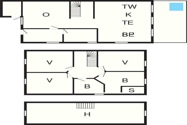 8 persoons vakantie huis in Blåvand-Plattegrond