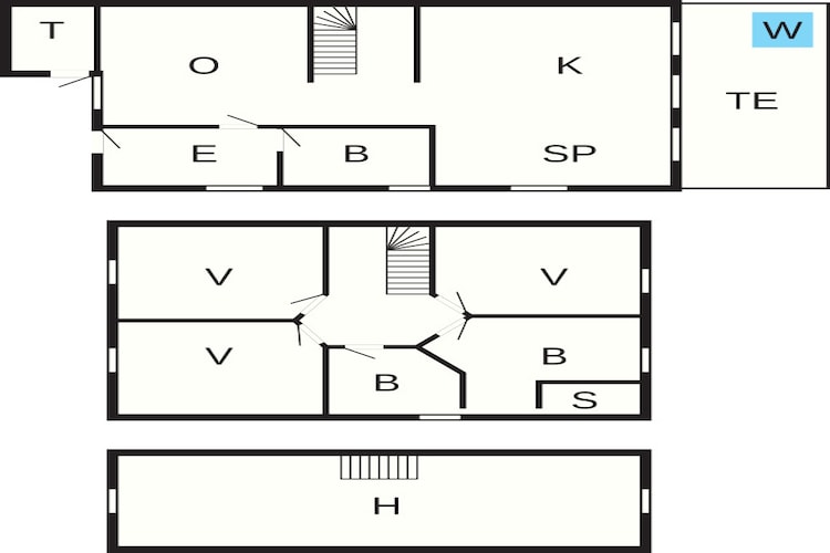 8 persoons vakantie huis in Blåvand-Plattegrond