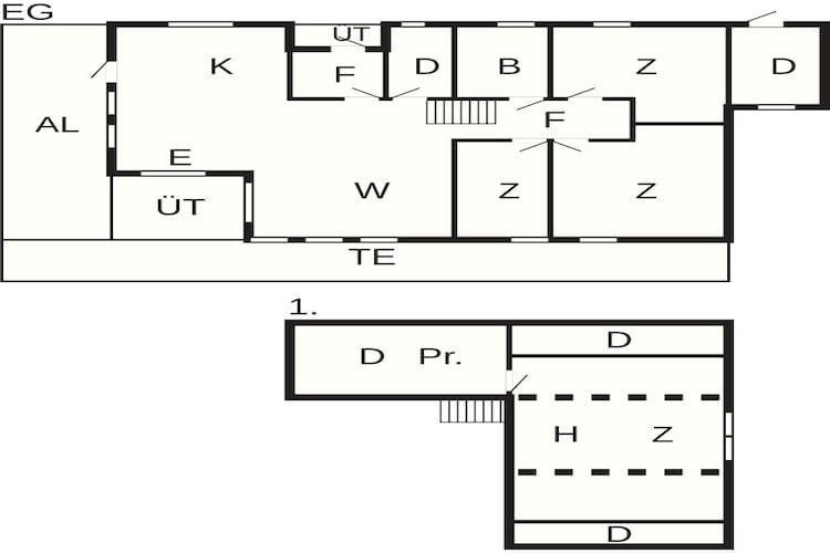 6 Personen Ferienhaus in Lyngstad - Grundriss