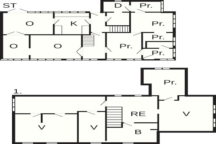 5 persoons vakantie huis in Løgstør-Plattegrond