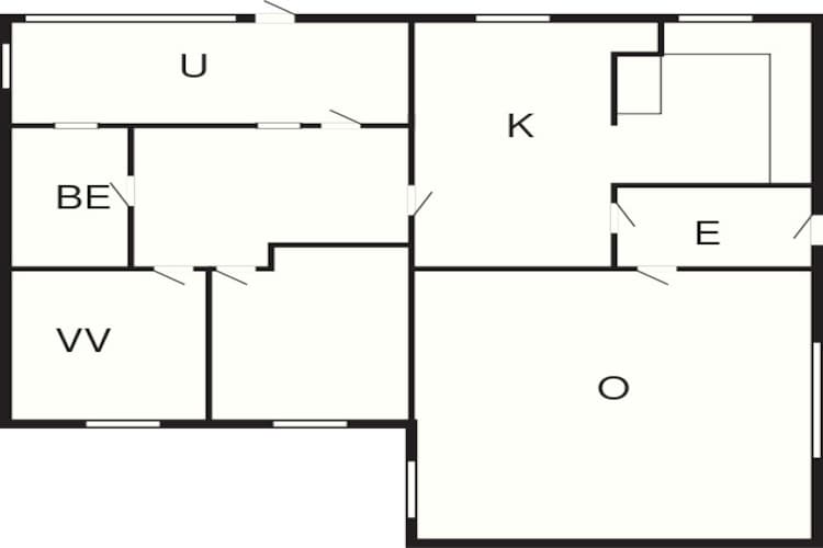 Maison de vacances pour 4 a Bøvlingbjerg-Plan d'étage