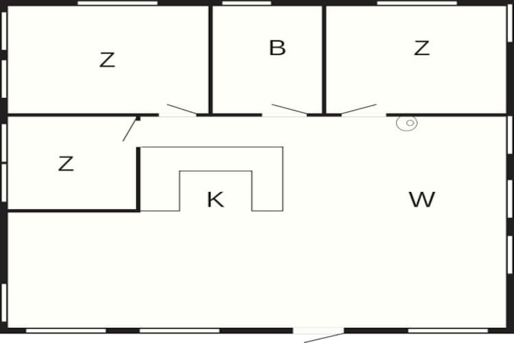 Zonnig toevluchtsoord in Arrild Oasis-By Traum - Plattegrond