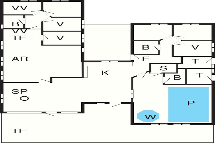 18 Personen Ferienhaus in Grenaa-Grundriss