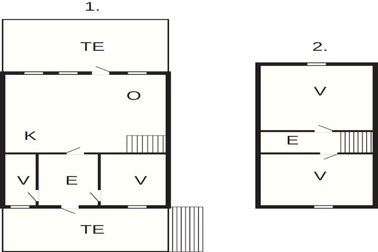 6 persoons vakantie huis in Seim-Plattegrond