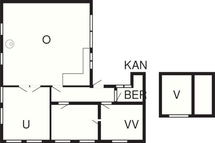 6 person holiday home in Væggerløse-Floor plan