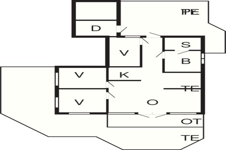 6 persoons vakantie huis in Rømø-Plattegrond