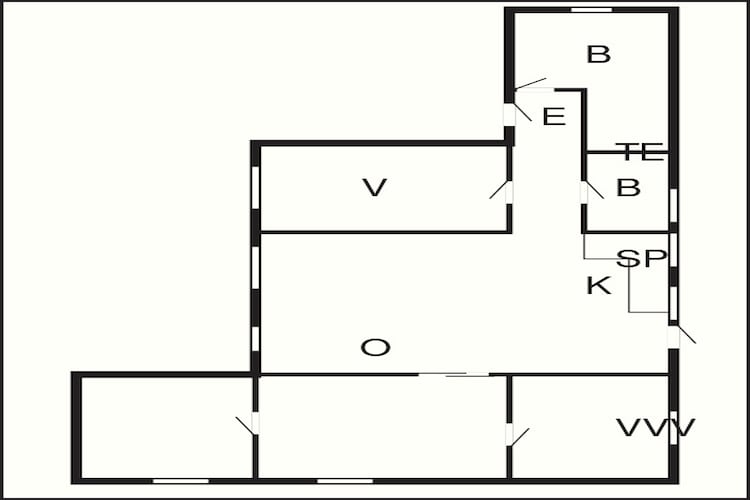 Maison de vacances pour 7 a Frederikshavn-Plan d'étage