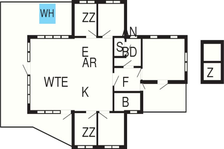 14 person holiday home in Læsø-Floor plan