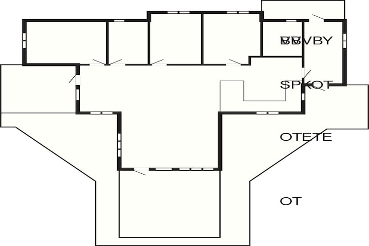 Maison de vacances pour 8 a Læsø-Plan d'étage