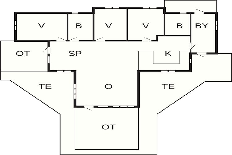 8 persoons vakantie huis in Læsø-Plattegrond
