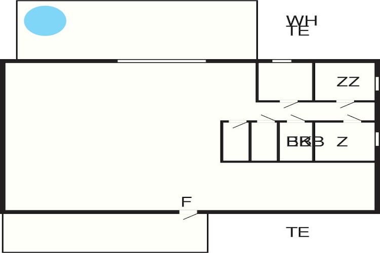 Maison de vacances pour 9 a Tystberga-Plan d'étage