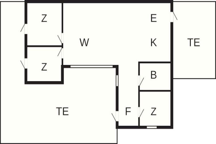 6 persoons vakantie huis in Hadsund - Plattegrond