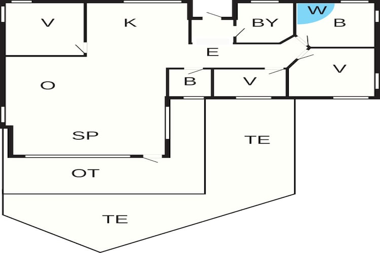 8 persoons vakantie huis in Hadsund-Plattegrond