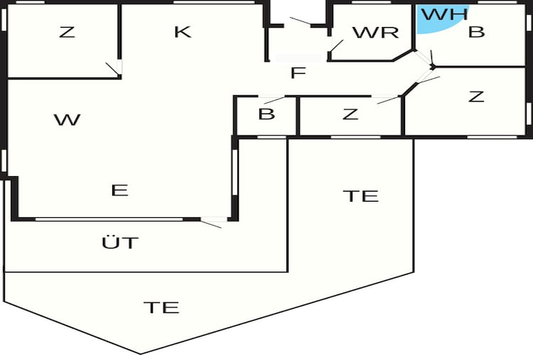 8 persoons vakantie huis in Hadsund-Plattegrond