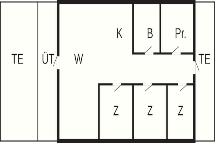 6 persoons vakantie huis in Toftlund - Plattegrond