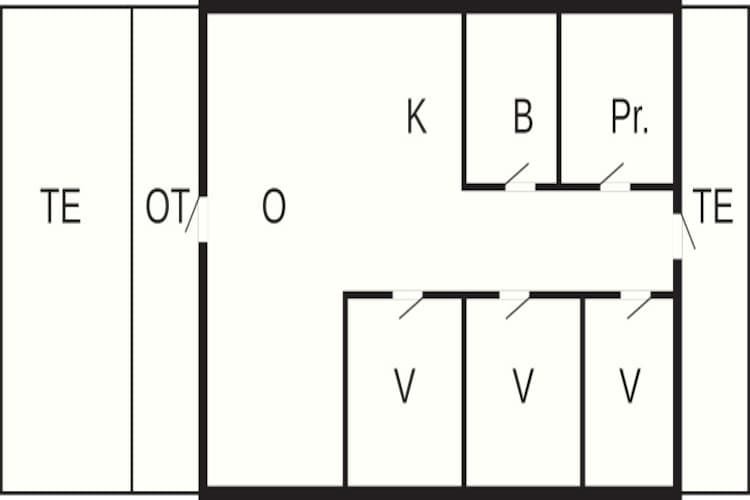 6 persoons vakantie huis in Toftlund - Plattegrond