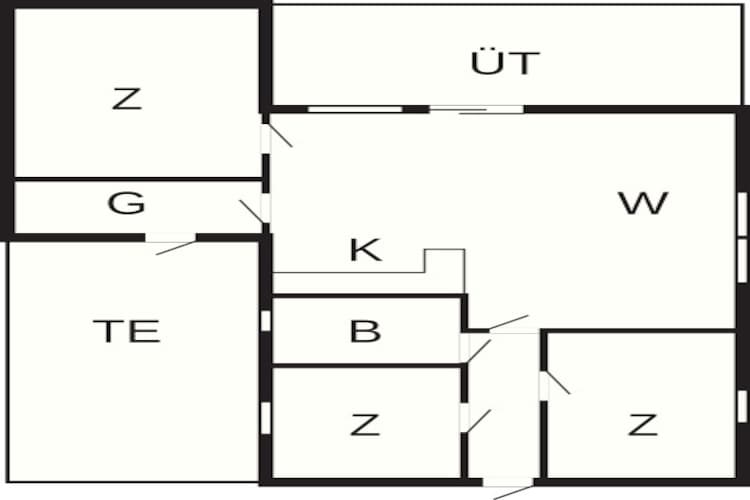 6 persoons vakantie huis in Fårvang-Plattegrond