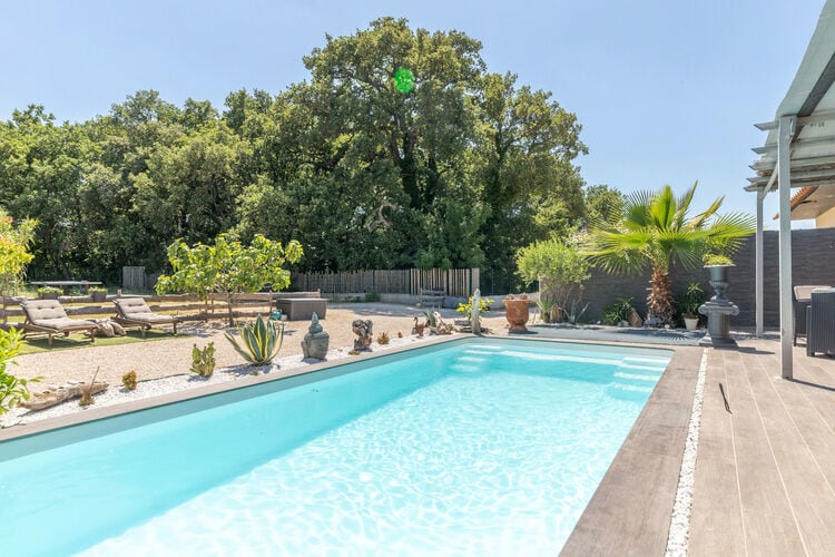 Vakantiehuizen Frankrijk | Languedoc-roussillon | Villa te huur in Saint-Victor-la-Coste met zwembad  met wifi 8 personen