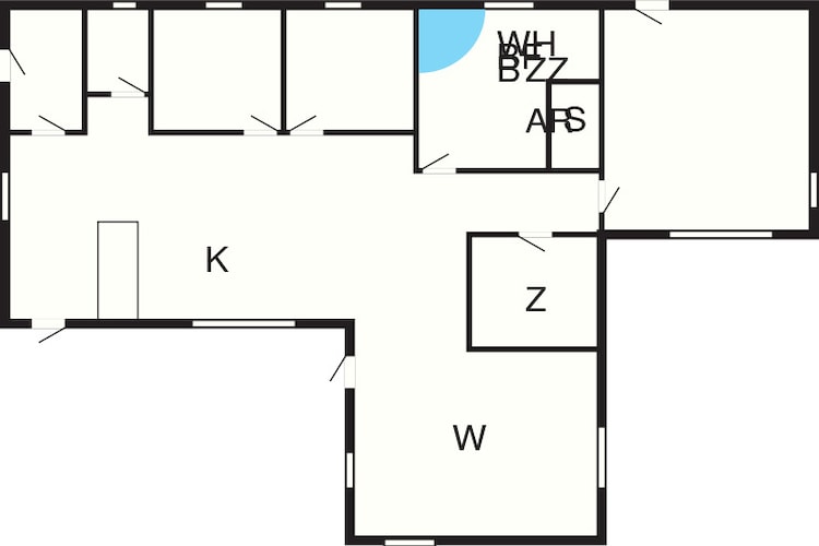 Maison de vacances pour 10 a Juelsminde-Plan d'étage