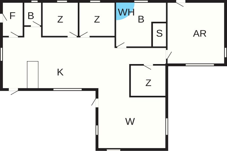 10 persoons vakantie huis in Juelsminde-Plattegrond