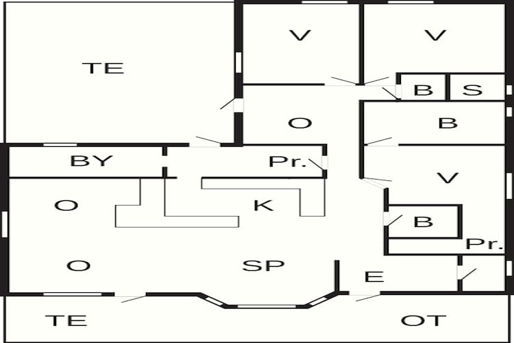 10 persoons vakantie huis in ÅSA-Plattegrond