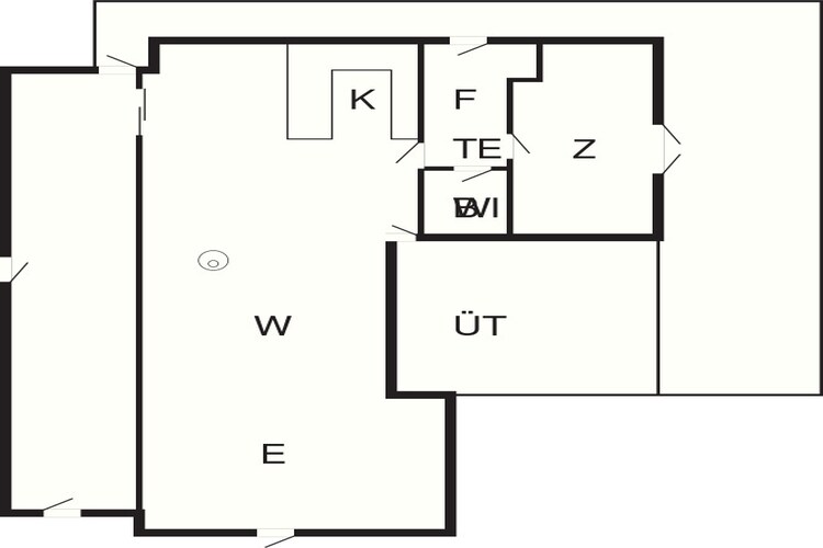 4 persoons vakantie huis in Karrebæksminde-Plattegrond