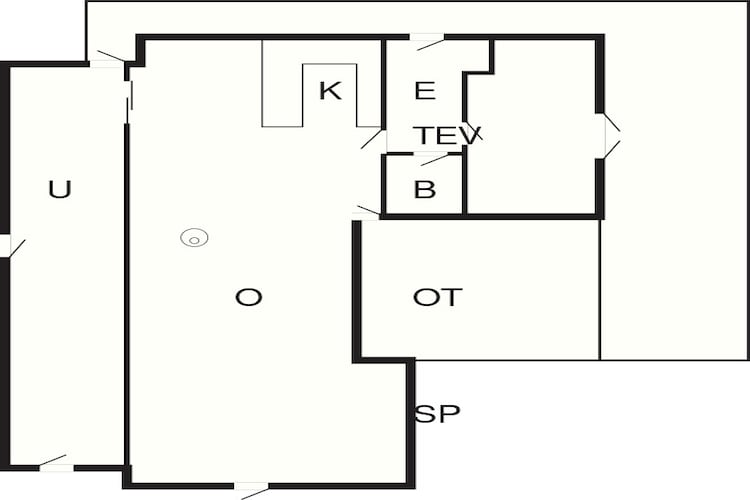 4 persoons vakantie huis in Karrebæksminde-Plattegrond