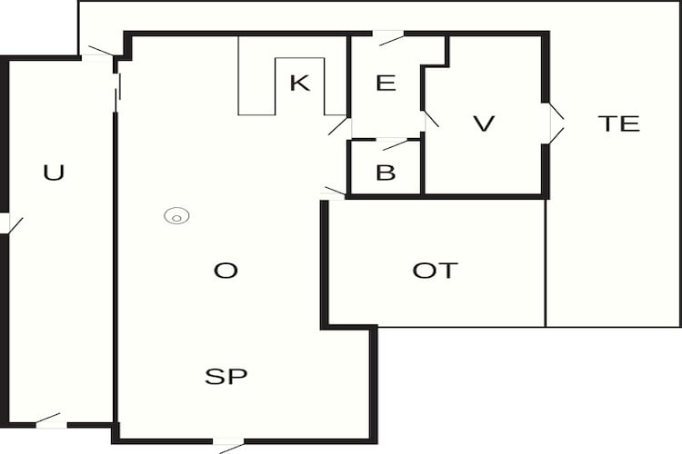 4 persoons vakantie huis in Karrebæksminde-Plattegrond