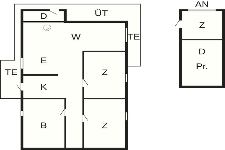 Kustsereniteit bij Knasborg Strand-By Traum-Plattegrond