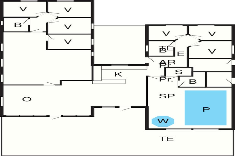 Maison de vacances pour 18 a Hasselberg-Plan d'étage