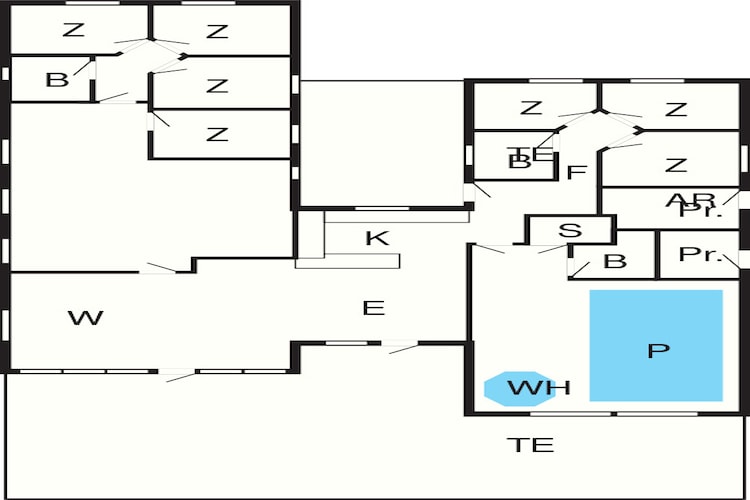 Maison de vacances pour 18 a Hasselberg-Plan d'étage