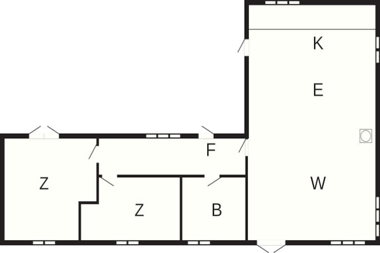 6 persoons vakantie huis in Fårevejle-Plattegrond