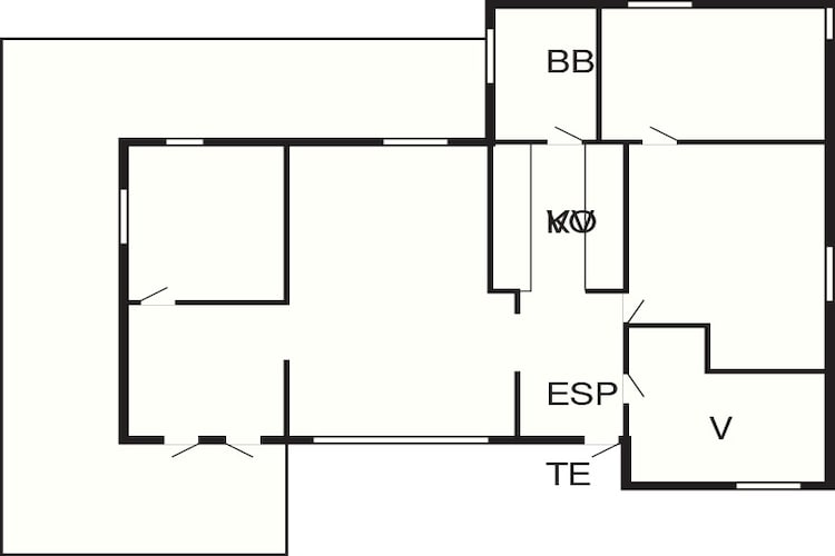 Maison de vacances pour 5 a TRELLEBORG-Plan d'étage
