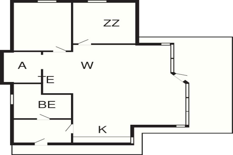6 persoons vakantie huis in Ebeltoft-Plattegrond