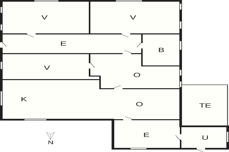 7 persoons vakantie huis in Lemvig-Plattegrond