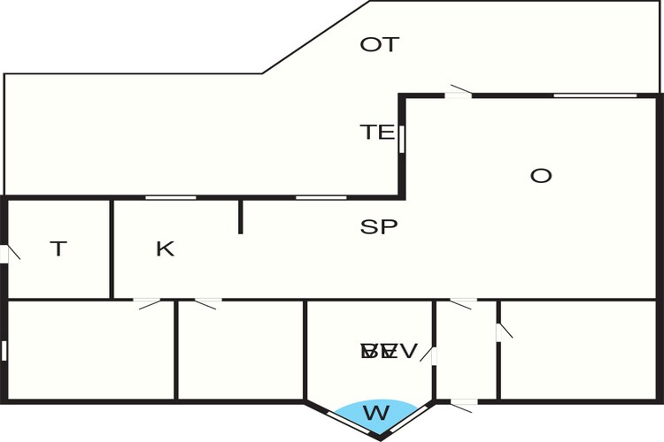 6 persoons vakantie huis in Slagelse-Plattegrond