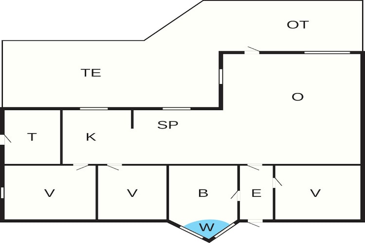 6 persoons vakantie huis in Slagelse-Plattegrond