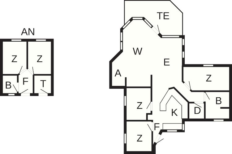 8 persoons vakantie huis in Slagelse-Plattegrond