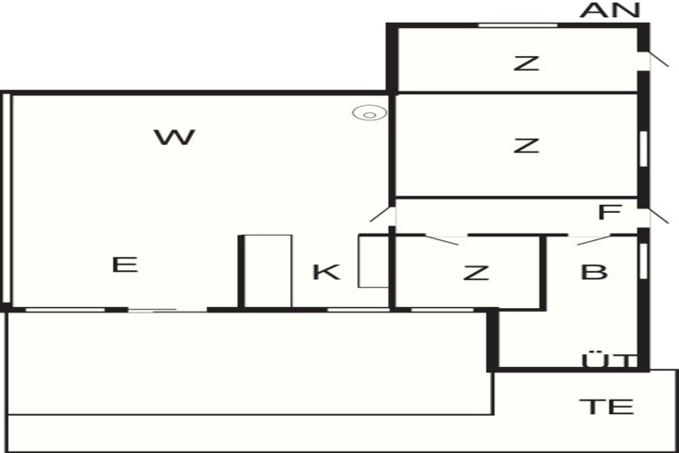 6 persoons vakantie huis in Nordborg-Plattegrond