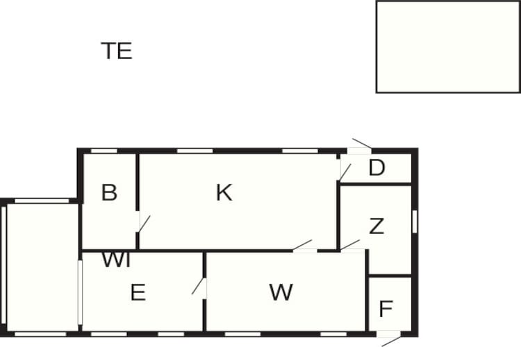 4 person holiday home in Tønder-Floor plan