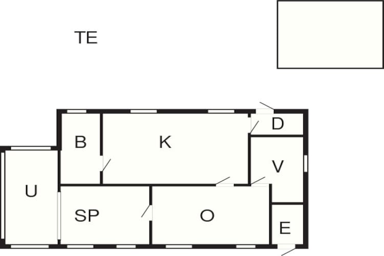 4 person holiday home in Tønder-Floor plan