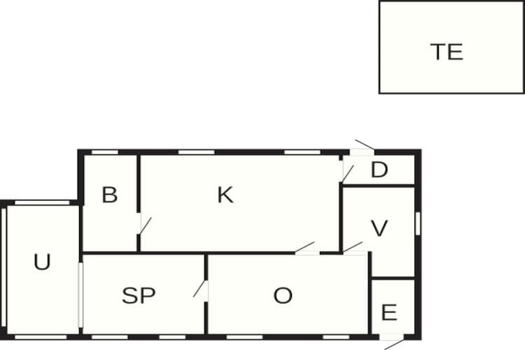 4 persoons vakantie huis in Tønder-Plattegrond