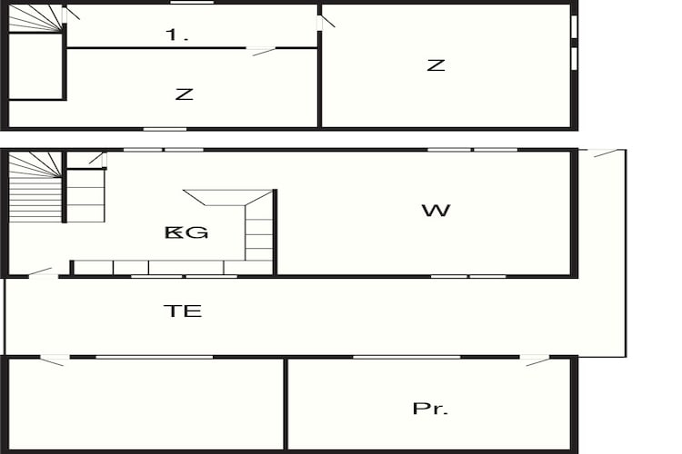 4 person holiday home in Grenaa-Floor plan
